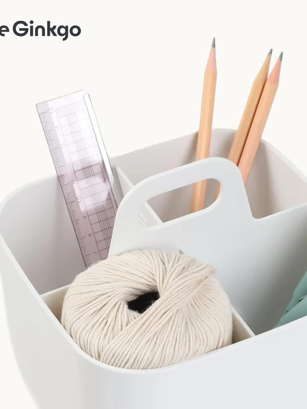 Small Stackable Organizer Caddy – Korean-Made Portable Tote for Bathroom, Office - Picture 7 of 7